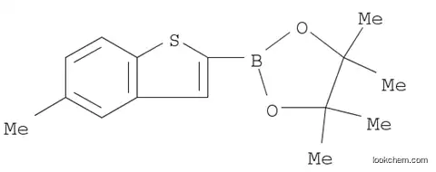 Molecular Structure of 1001200-61-8 (5-METHYL-2-(4,4,5,5-TETRAMETHYL-1,3,2-DIOXABOROLAN-2-YL)-BENZO[B]THIOPHENE)